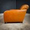 Fauteuil Molinari en Taureau Cognac 6