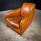 Molinari Armchair in Cognac Bull Leather 4