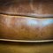 Molinari Armchair in Cognac Bull Leather 10
