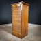 Antique Roller Door Cabinet in Oak, 1920s 3