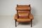 Scandinavian Modern Inca Easy Chair attributed to Arne Norell, 1970s 7