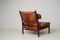 Scandinavian Modern Inca Easy Chair attributed to Arne Norell, 1970s, Image 5