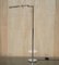 Height Adjustable Bankers Floor Lamp with Articulated Arm in Chrome 14