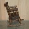 Irish Rocking Armchair in Timber, 1820s 17