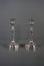 Antique Silver Candleholders, Set of 2 1
