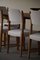 Danish Modern Bouclé Dining Chairs by Henning Kjærnulf, 1960s, Set of 6, Image 15