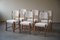 Danish Modern Bouclé Dining Chairs by Henning Kjærnulf, 1960s, Set of 6 11