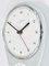 Horloge Murale Grise Mid-Century attribuée à Max Bill pour Junghans, Allemagne, 1950s 18