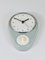 Horloge Murale Grise Mid-Century attribuée à Max Bill pour Junghans, Allemagne, 1950s 17