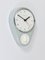 Reloj de pared Mid-Century gris atribuido a Max Bill para Junghans, Alemania, años 50, Imagen 6