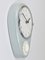Horloge Murale Grise Mid-Century attribuée à Max Bill pour Junghans, Allemagne, 1950s 12