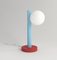 Tube with Globes and Cones Desk Light by Atelier Areti 1