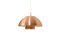 Danish Oak and Copper Wall Lamp, 1960s, Image 3