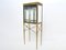 French Gilded Iron Mirrored and Brass Bar Cabinet Vitrine, 1920s 3