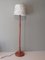 Lampadaire Vintage Scandinave en Pin avec Abat-Jour sur Mesure, 1960s 1