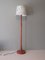 Vintage Scandinavian Pine Floor Lamp with Bespoke Lampshade, 1960s, Image 4