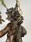 Baroque Bronze Blindfolded Cupido Chandelier Pendant Lamp, 1940s, Image 19