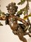 Barocke Cupido Kronleuchter Hängelampe aus Bronze mit verbundenen Augen, 1940er 6