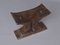 Taburete Ashanti africano de madera, años 60, Imagen 10