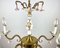 Vintage Capodimonte Porcelain Chandelier & Sconces, Italy, Set of 3 3