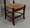 Early 19th Century Directoire Side Chair in Cherrywood and Straw, Image 8