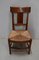 Early 19th Century Directoire Side Chair in Cherrywood and Straw 1