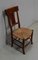 Early 19th Century Directoire Side Chair in Cherrywood and Straw 2
