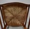 Early 19th Century Directoire Side Chair in Cherrywood and Straw, Image 15