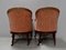 Napoleon III Upholstered Mahogany Armchairs, 1850s, Set of 2 24
