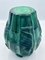 Art Deco Malachite Glass Vase attributed to Artur Pleva for Curt Schlevogt, 1930s 5