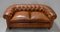 Late 19th Century Leather Chesterfield Sofa, Image 1