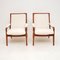 Vintage Teak Armchairs attributed to Howard Keith, 1960s, Set of 2, Image 2