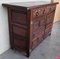 19th Century Spanish Carved Walnut Tuscan Credenza or Buffet with Two Drawers, 1880s, Image 4