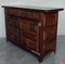 19th Century Spanish Carved Walnut Tuscan Credenza or Buffet with Two Drawers, 1880s 3