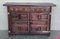 19th Century Spanish Carved Walnut Tuscan Credenza or Buffet with Two Drawers, 1880s 2