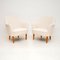 Vintage Swedish Samspel Armchairs attributed to Carl Malmsten, 1960s, Set of 2, Image 1