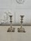 Antique George II Sheffield Plated Telescopic Candlesticks, 1800, Set of 2 1