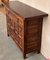 19th Century Spanish Carved Walnut Tuscan Credenza or Buffet, 1880s, Image 4
