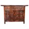 19th Century Spanish Carved Walnut Tuscan Credenza or Buffet, 1880s 1