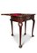 Mid-18th Century George II Fold-Over Tea Table with Cabriole Legs in Polished Mahogany 3