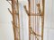 Appendiabiti Mid-Century in vimini e bambù in stile Louis Sognot, Francia, anni '50, Immagine 6