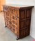 19th Catalan Baroque Carved Walnut Tuscan Credenza or Buffet, Spain, 1880s 3