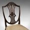 Antike viktorianische englische Hepplewhite Revival Stühle, 1890er, 6 . Set 10