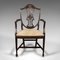 Antique Victorian English Hepplewhite Revival Chairs, 1890s, Set of 6 2