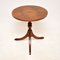 Antique Burr Walnut Occasional Side Table, 1930s, Image 1