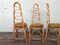 Garden Chairs in Bamboo and Wicker, Italy, 1960s, Set of 4 9