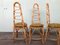 Garden Chairs in Bamboo and Wicker, Italy, 1960s, Set of 4, Image 9