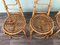 Garden Chairs in Bamboo and Wicker, Italy, 1960s, Set of 4 11