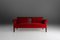 Empire Style Red Sofa, 1950s 1