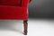 Empire Style Red Sofa, 1950s, Image 10